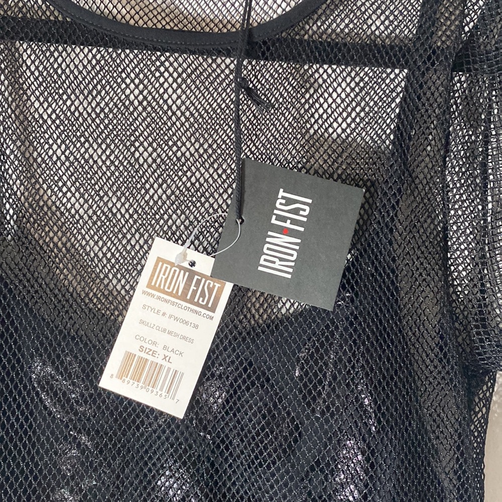 NWT Iron Fist Skullz Club Mesh Dress - Picture 3 of 4